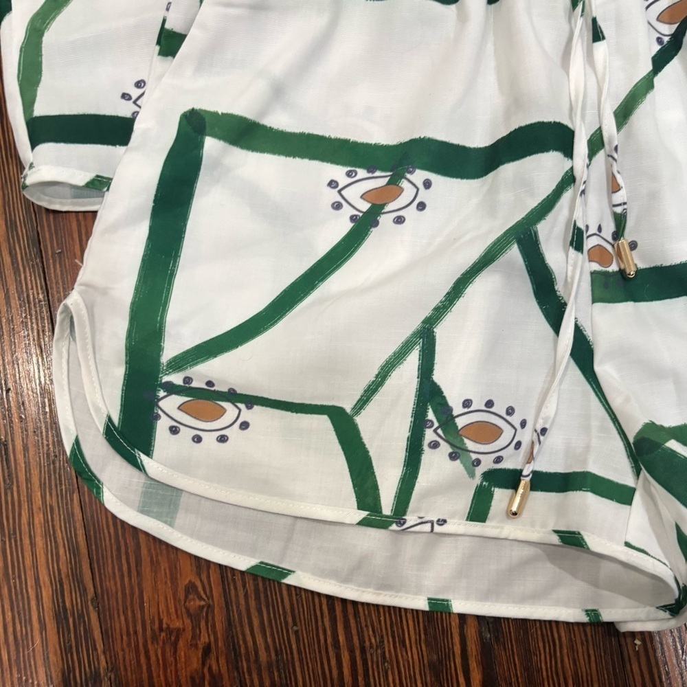 Commense Women’s Drawstring Casual Short Set W/ Pockets In White Sz S NWOT - Picture 13 of 13